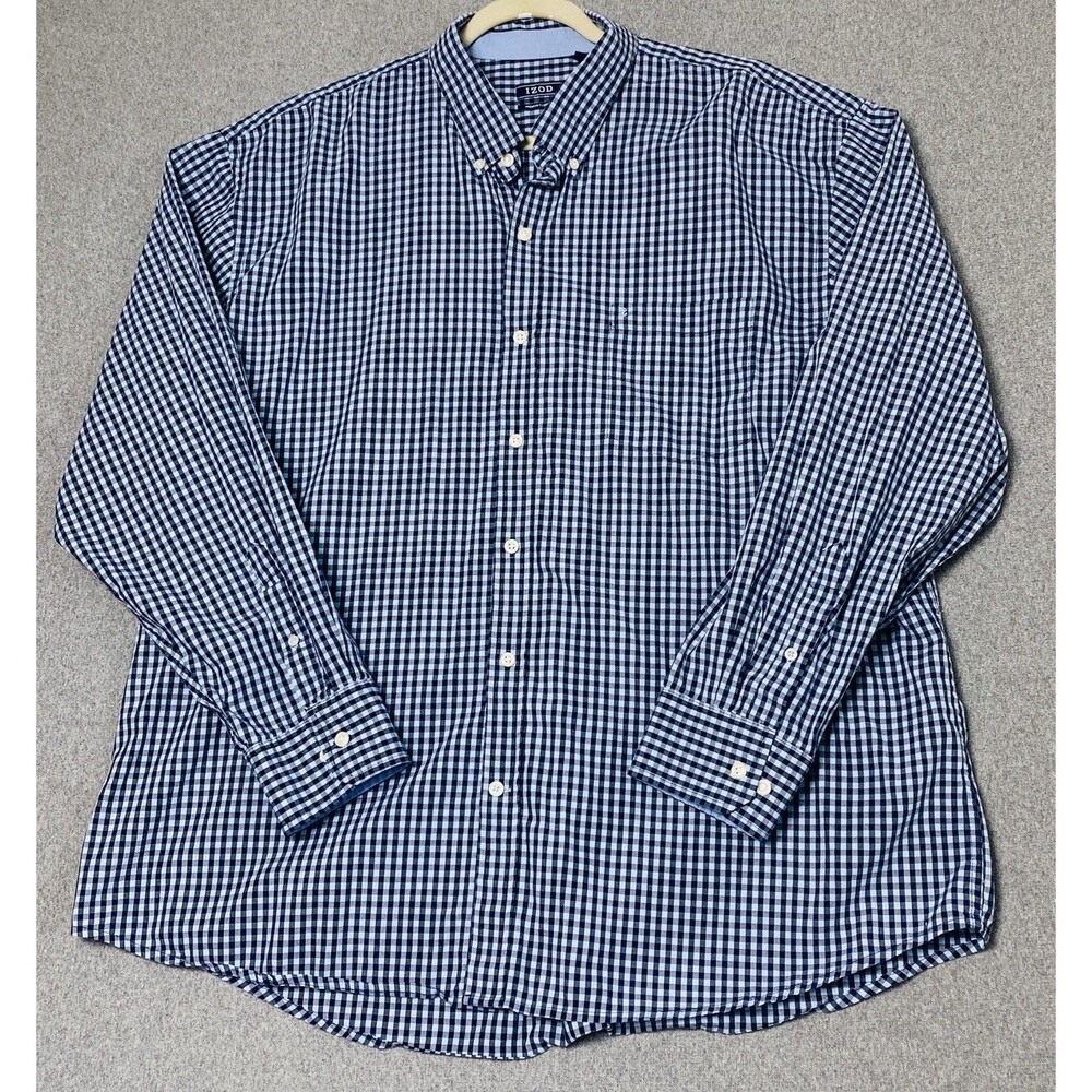 IZOD Premium Essentials Men’s Shirt Check Size XXL